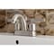 Kingston Brass KB8618EFL 4" Centerset Bathroom Faucet, Brushed Nickel KB8618EFL - alternate 2
